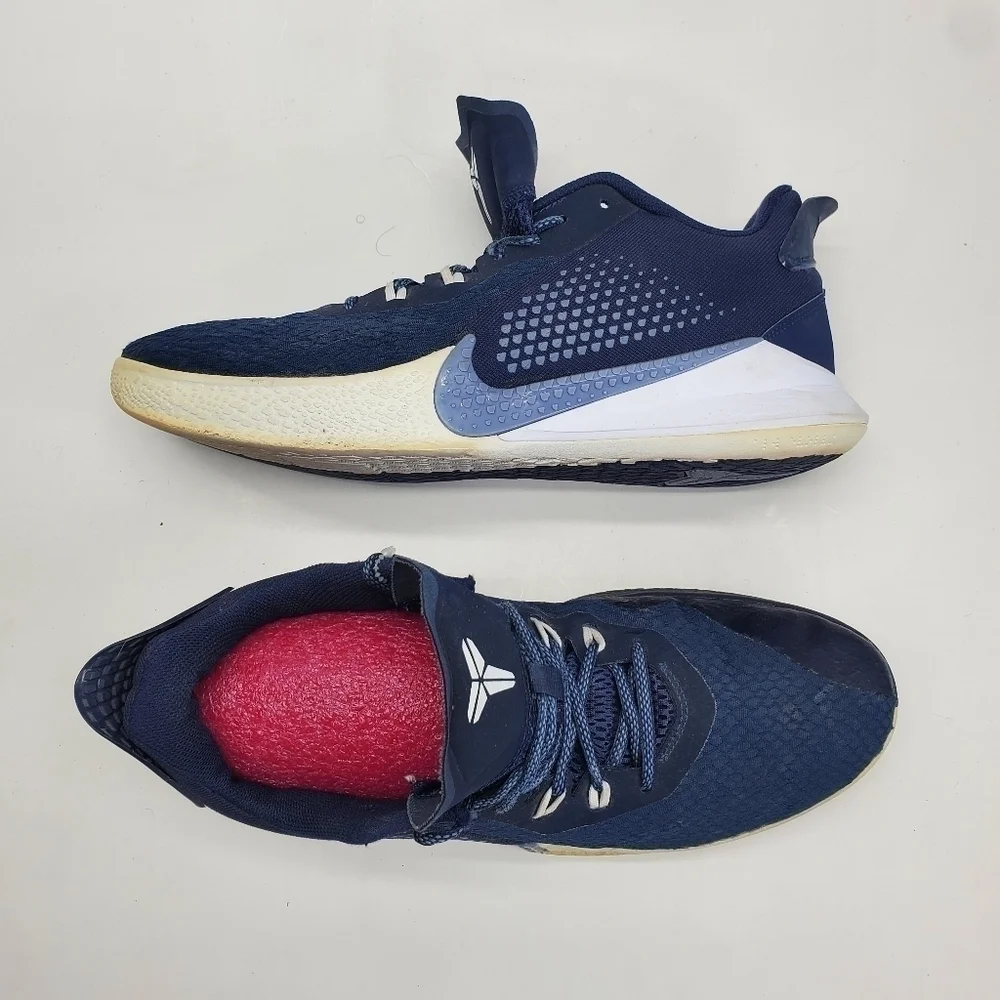 Nike Shoes Men's 11.5 Kobe Mamba Fury TB Navy Blue Sneakers CK6632-400
